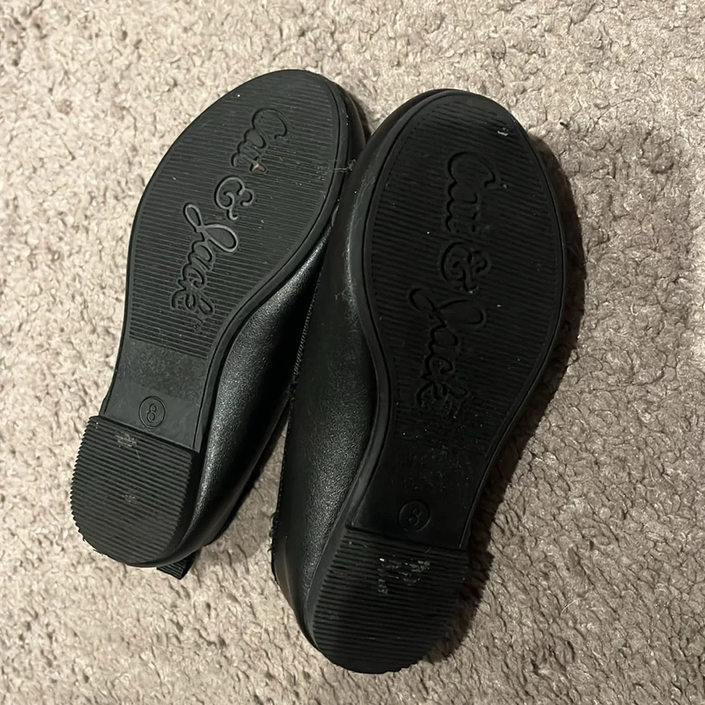 Black Kids Ballet Flats
